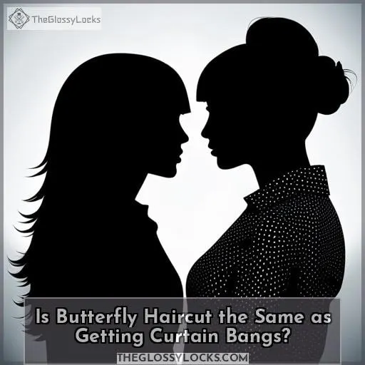 Is Butterfly Haircut the Same as Getting Curtain Bangs?