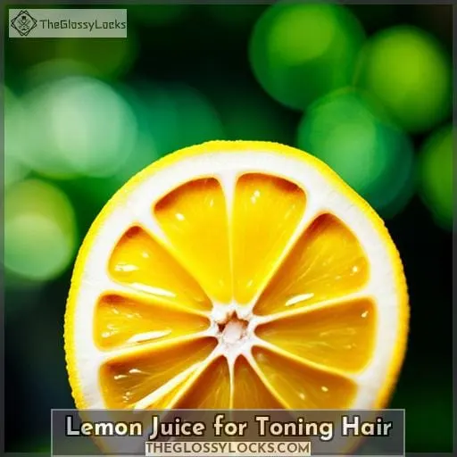 Lemon Juice for Toning Hair