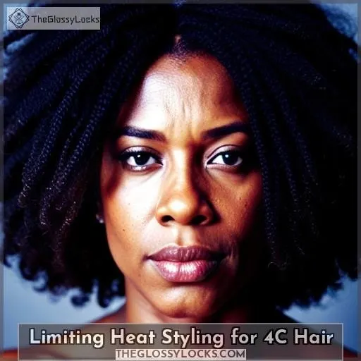 Limiting Heat Styling for 4C Hair