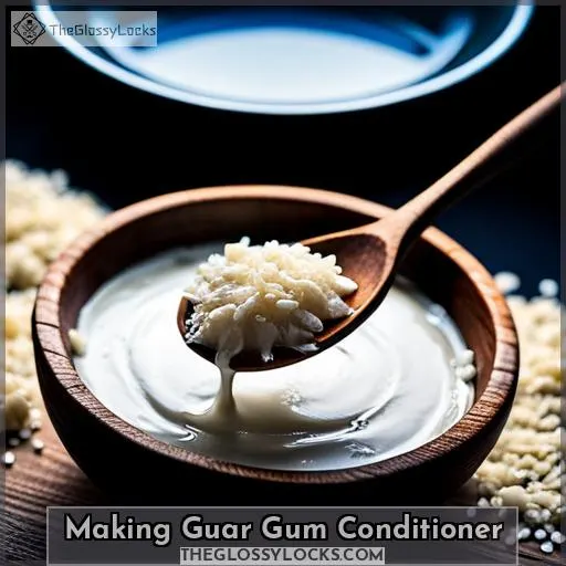 Making Guar Gum Conditioner