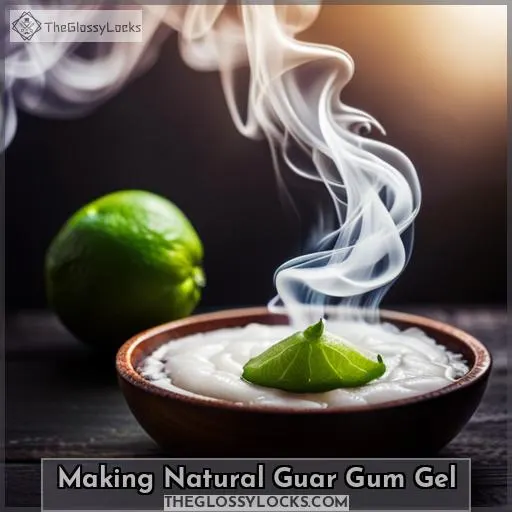 Making Natural Guar Gum Gel