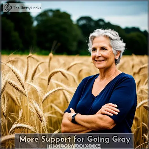 More Support for Going Gray