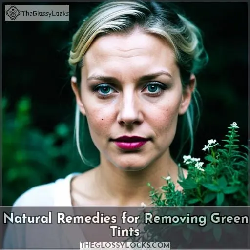 Natural Remedies for Removing Green Tints