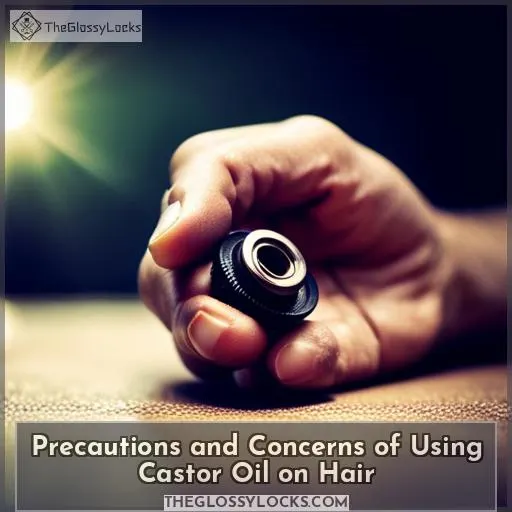 Precautions and Concerns of Using Castor Oil on Hair