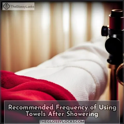 Recommended Frequency of Using Towels After Showering