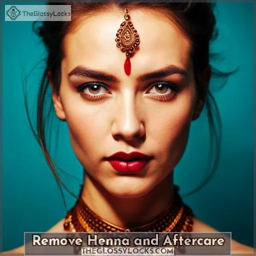 Remove Henna and Aftercare