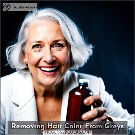 Removing Hair Color From Greys