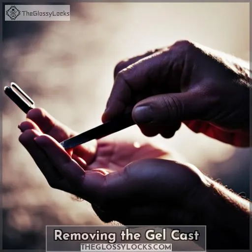 Removing the Gel Cast