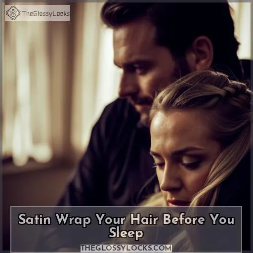 Satin Wrap Your Hair Before You Sleep