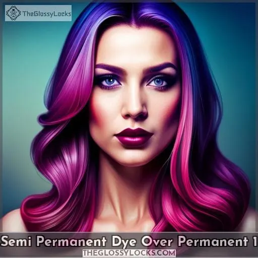 semi permanent dye over permanent 1