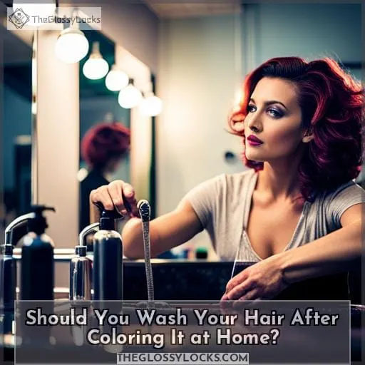 Should You Wash Your Hair After Coloring It at Home