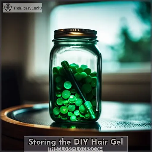 Storing the DIY Hair Gel