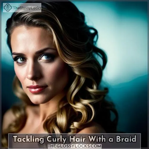 Tackling Curly Hair With a Braid
