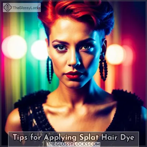 Tips for Applying Splat Hair Dye