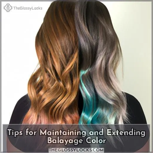 Tips for Maintaining and Extending Balayage Color