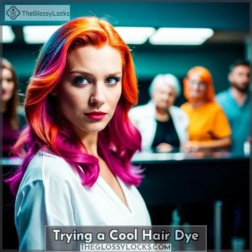 Trying a Cool Hair Dye
