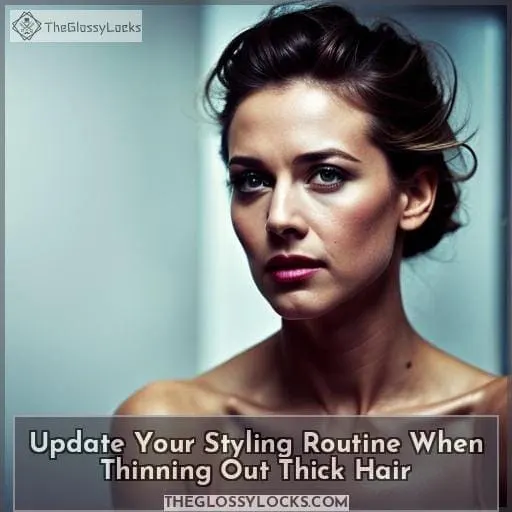 Update Your Styling Routine When Thinning Out Thick Hair