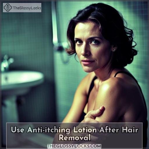 Use Anti-itching Lotion After Hair Removal