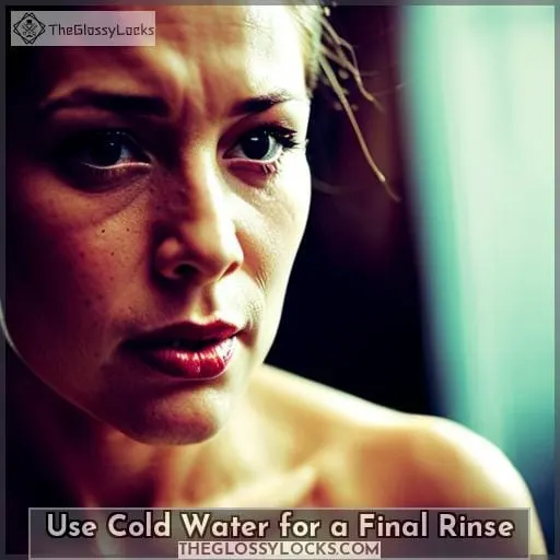 Use Cold Water for a Final Rinse