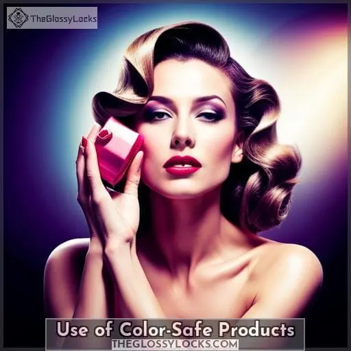 Use of Color-Safe Products