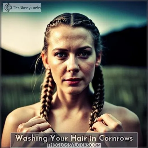 Washing Your Hair in Cornrows