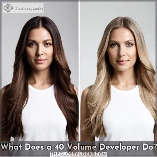 What Does a 40 Volume Developer Do