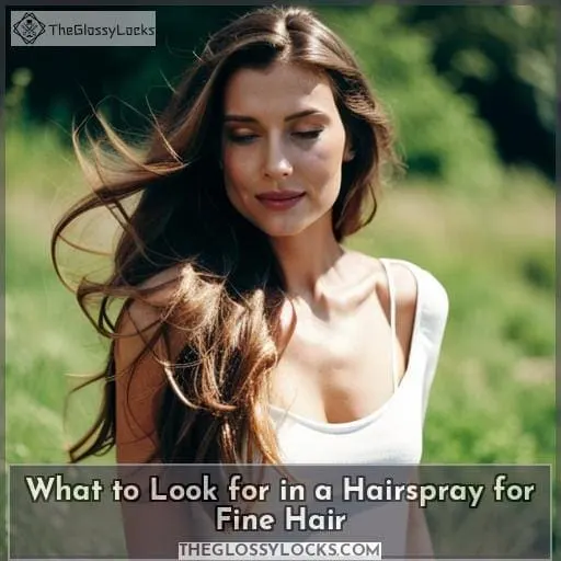 What to Look for in a Hairspray for Fine Hair