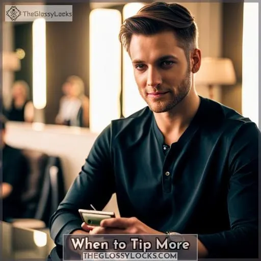 When to Tip More
