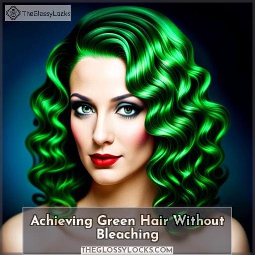 Achieving Green Hair Without Bleaching