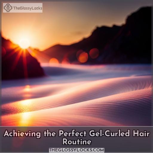 Achieving the Perfect Gel-Curled Hair Routine