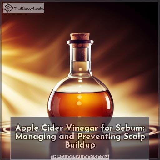 Apple Cider Vinegar for Sebum Managing and Preventing Scalp Buildup