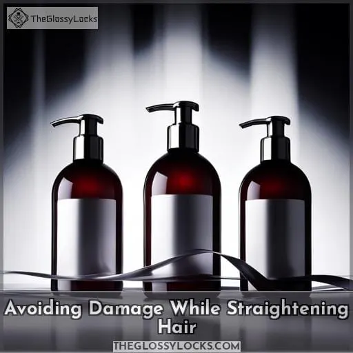 Avoiding Damage While Straightening Hair