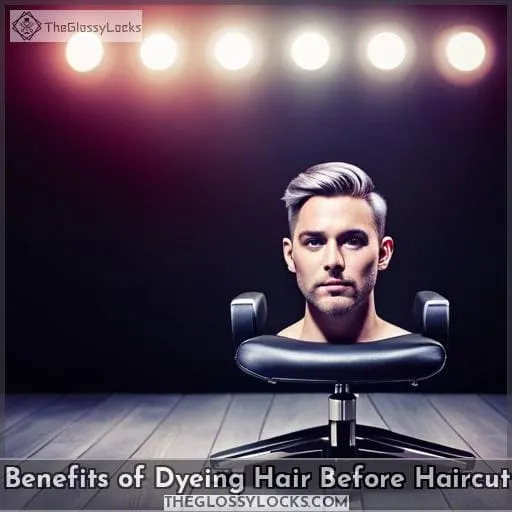 Benefits of Dyeing Hair Before Haircut