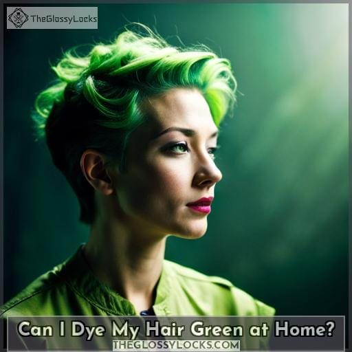 Can I Dye My Hair Green at Home