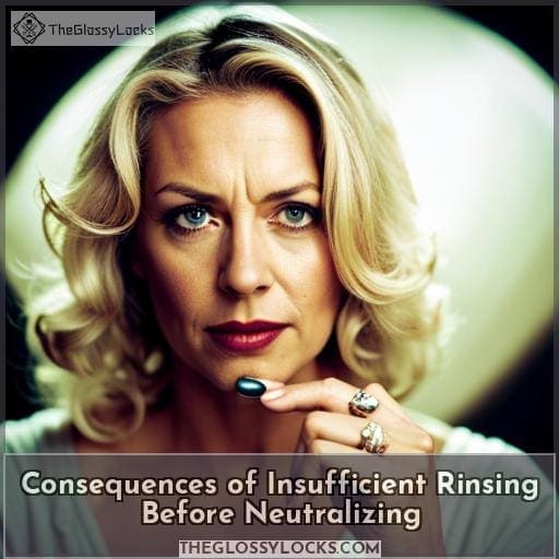 Consequences of Insufficient Rinsing Before Neutralizing Consequences of Insufficient Rinsing Before Neutralizing