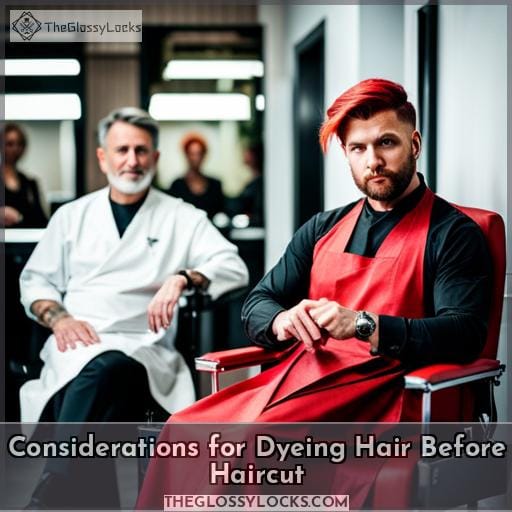 Should a Man Dye Hair Before or After Haircut? Tips & Considerations