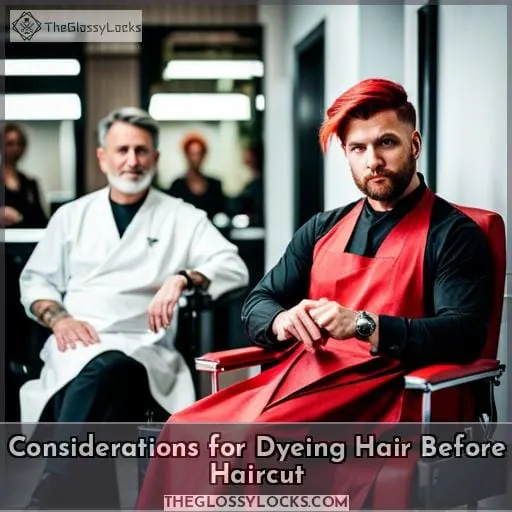 Considerations for Dyeing Hair Before Haircut