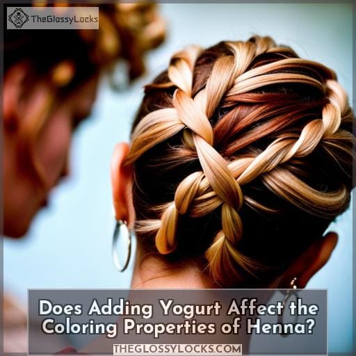 Does Adding Yogurt Affect the Coloring Properties of Henna Does Adding Yogurt Affect the Coloring Properties of Henna