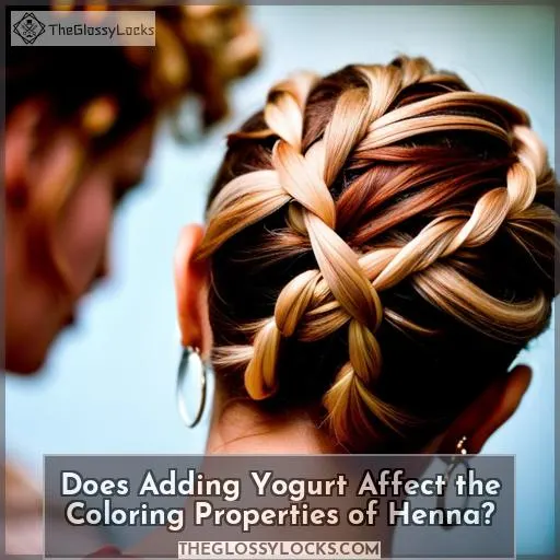 Does Adding Yogurt Affect the Coloring Properties of Henna