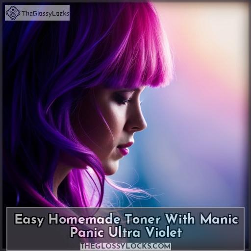 Easy Homemade Toner With Manic Panic Ultra Violet