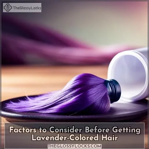 Factors to Consider Before Getting Lavender-Colored Hair