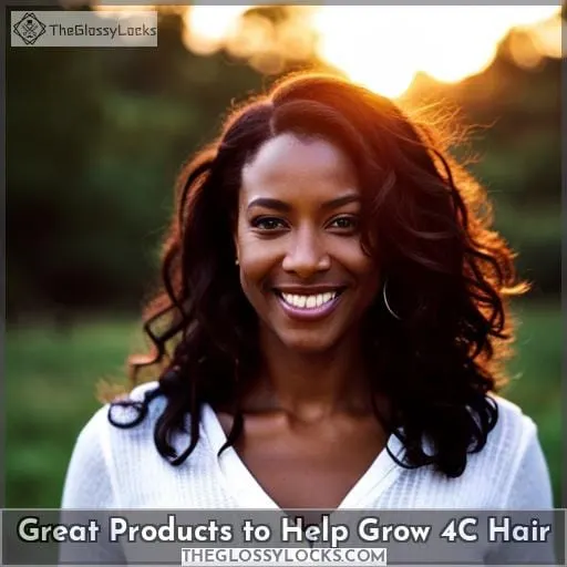 Great Products to Help Grow 4C Hair