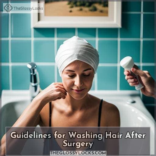 How to Wash Hair After Surgery Tips for Keeping Stitches Dry