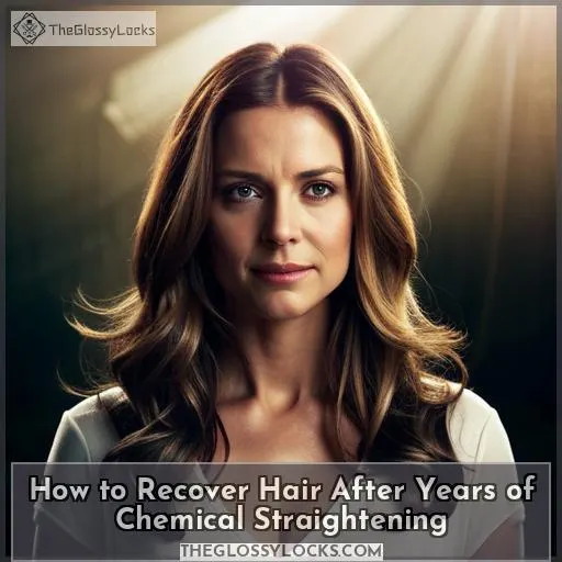 how hair recovered years chemical straightening