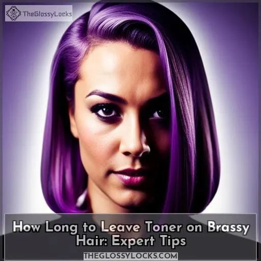 how long to leave toner on brassy hair