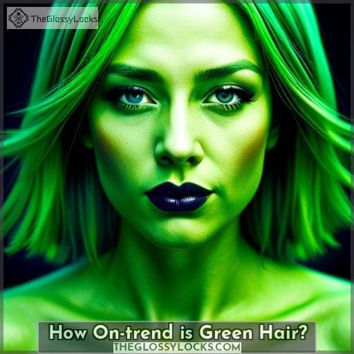 How On-trend is Green Hair