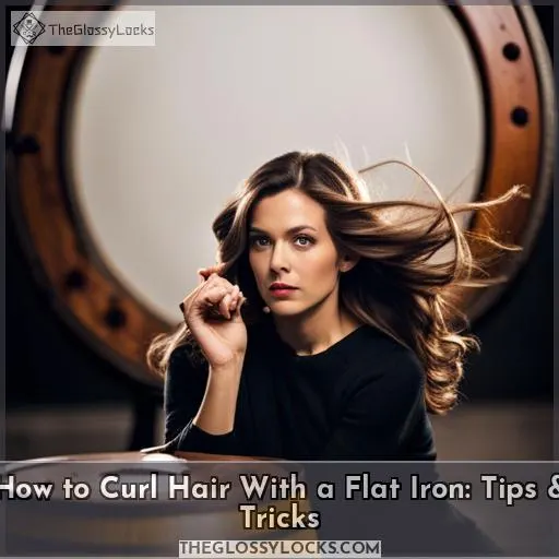 how to curl your hair with a flat iron