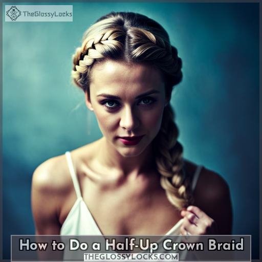 How to Do a Half-Up Crown Braid