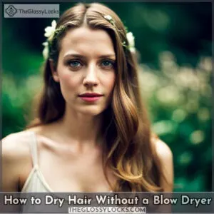 how to dry hair without a blow dryer