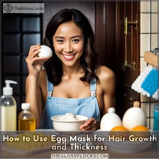 how to egg mask for hair growth and thickness